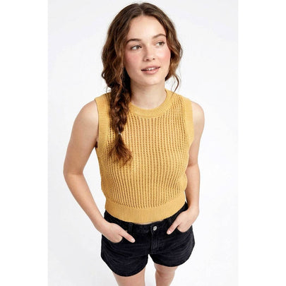 Chocho's Boutique Abby Knit Crop Top
