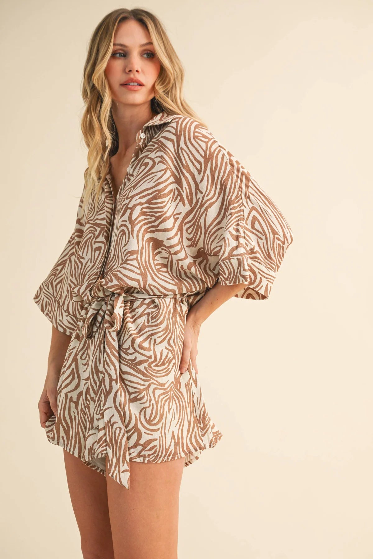 Chocho's Boutique Natalie Oversized Romper