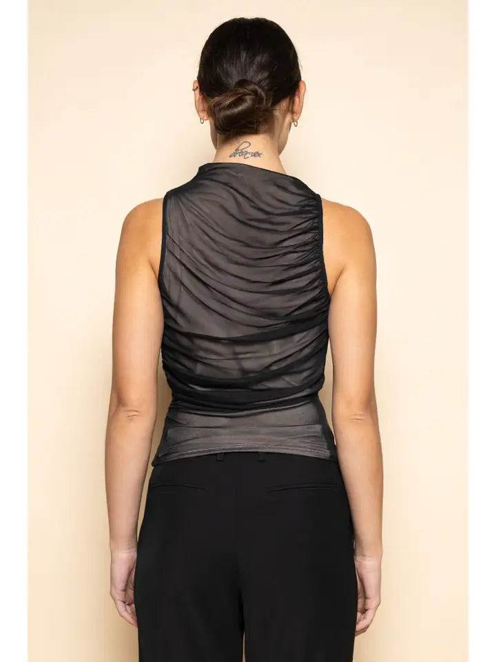Chocho's Boutique Stella Mesh Tank Top