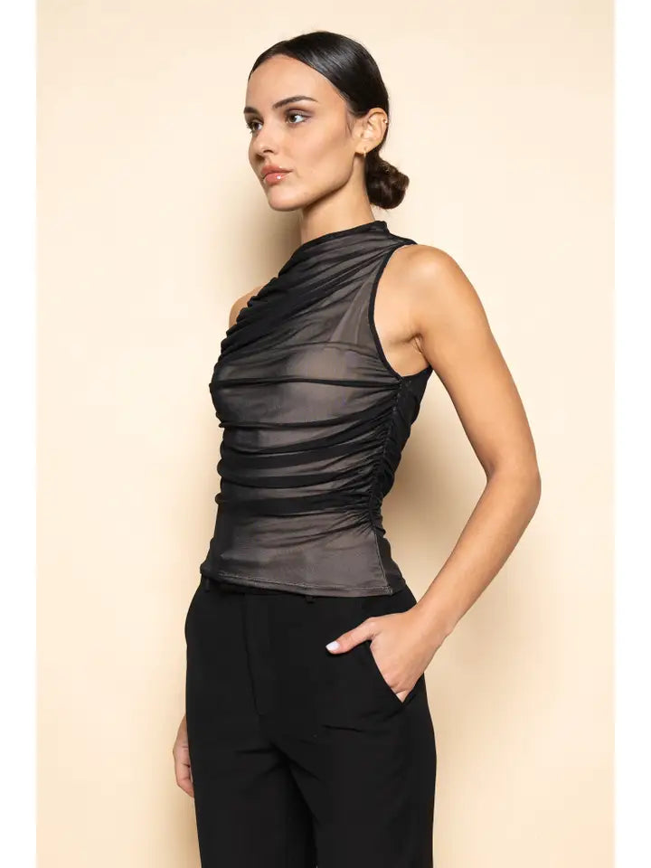 Chocho's Boutique Stella Mesh Tank Top
