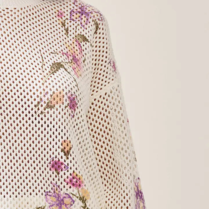 Chocho's Boutique Vanessa Open Knit Sweater